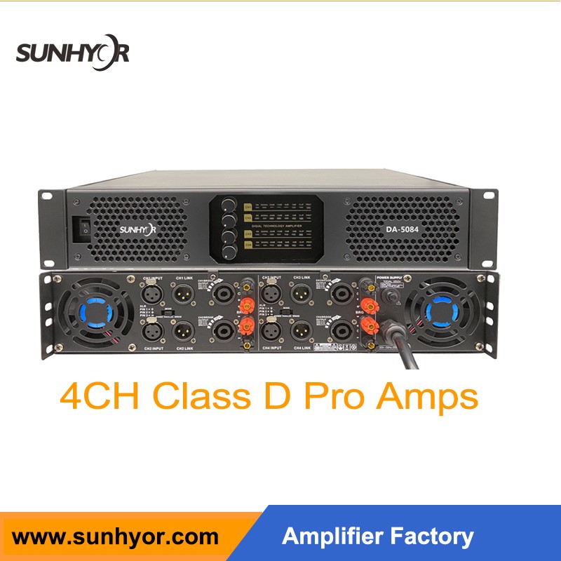 Clss D 4CH Outdoor Audio Amplifier