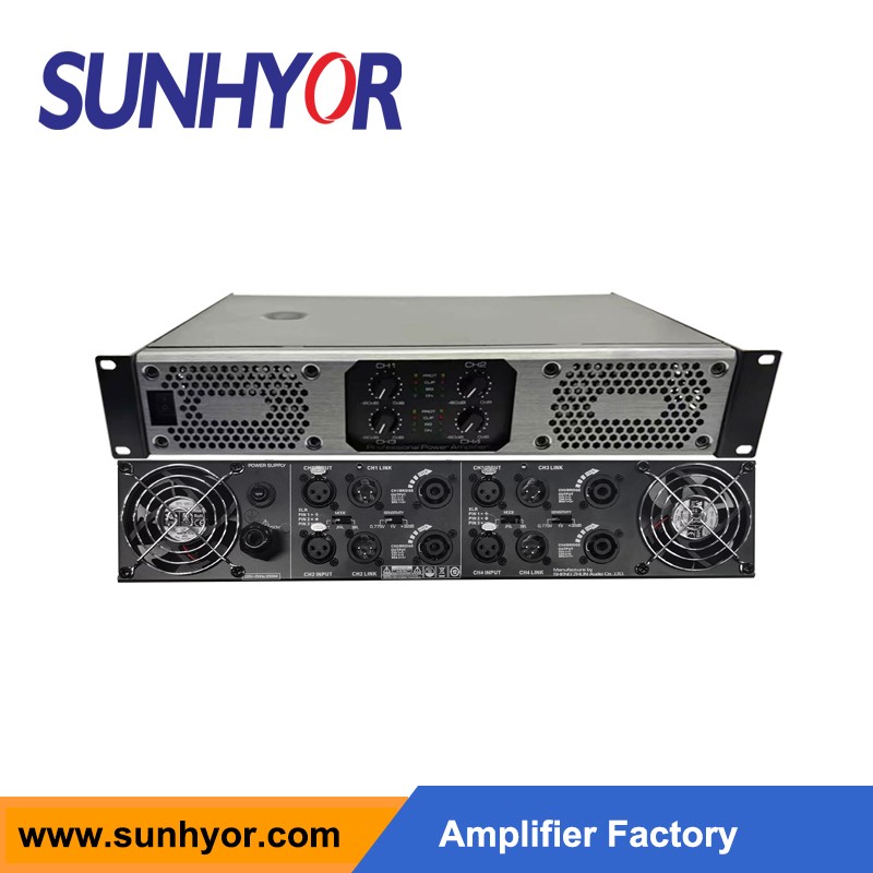 Aluminum Pannel 4CH Digital Power Amplifier