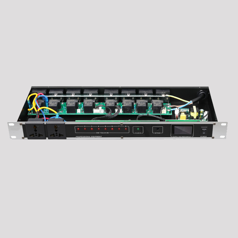 8 line supply power time sequencer
